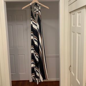 NWT women’s Lush halter with low back maxi dress